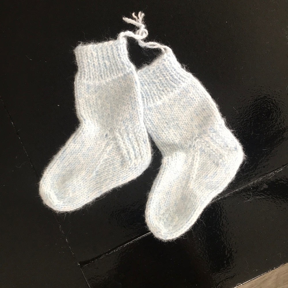 Soft Knit Light Blue Baby Socks - Kids Accessories